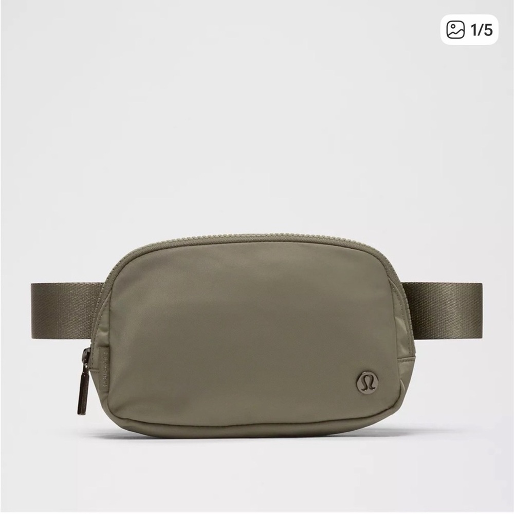 lululemon belt bag olive green